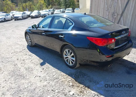 2015 Infiniti Q50 Premium из США, поврежденный, VIN JN1BV7AR6FM408877
